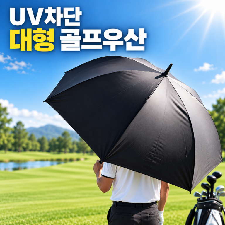 UV차단 초경량 대형 골프우산, 장우산, 자외선차단, 암막