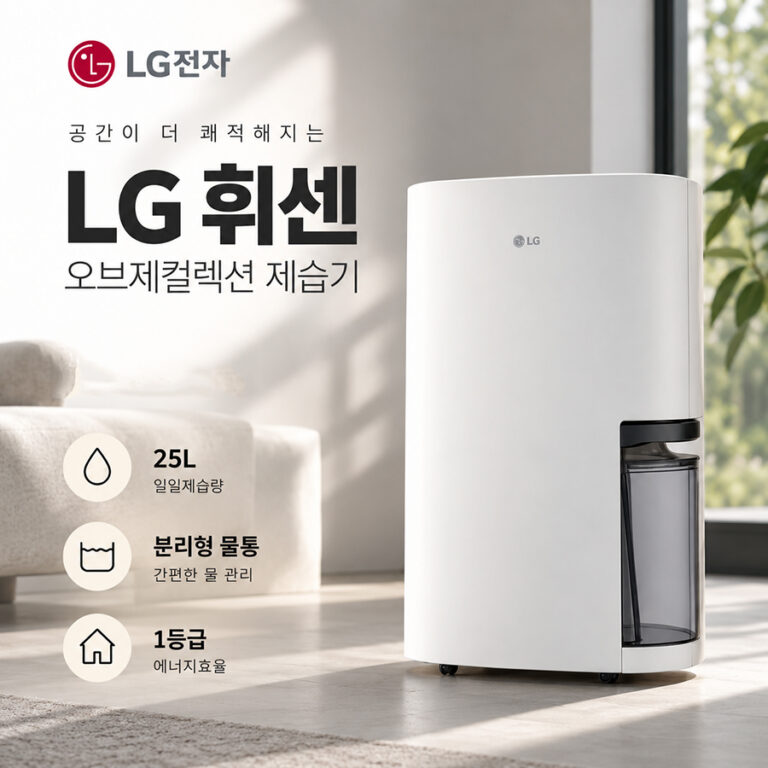 LG 휘센 오브제컬렉션 제습기 DQ256MWGA
