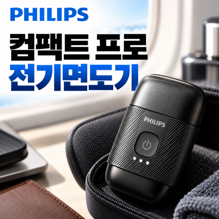 휴대용 전기면도기, 휴대성과 절삭력을 함께 챙긴 필립스 컴팩트 프로 면도기