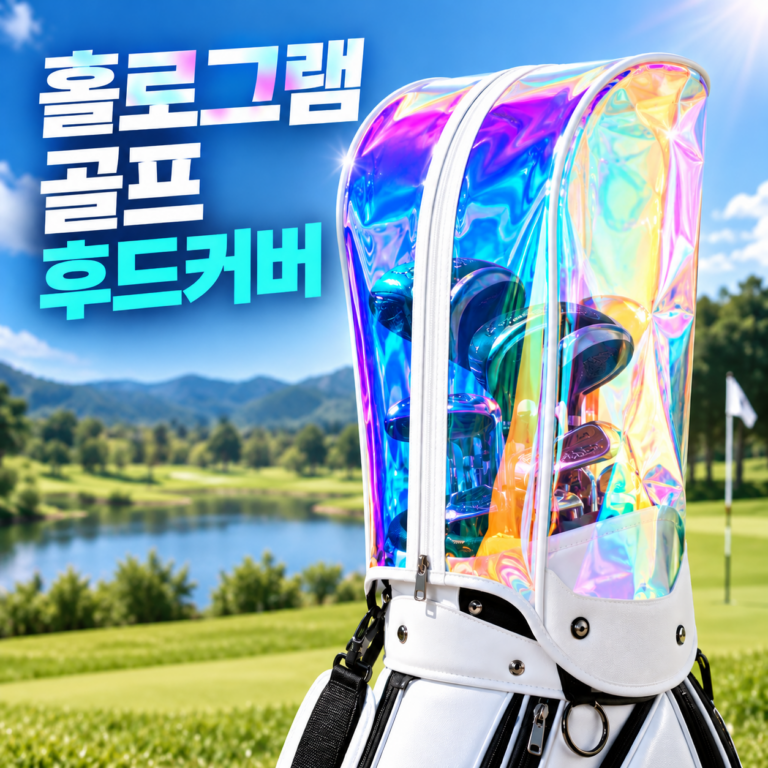 인콘트로 홀로그램 골프 후드커버, 투명 커버, 호환가능, 방수